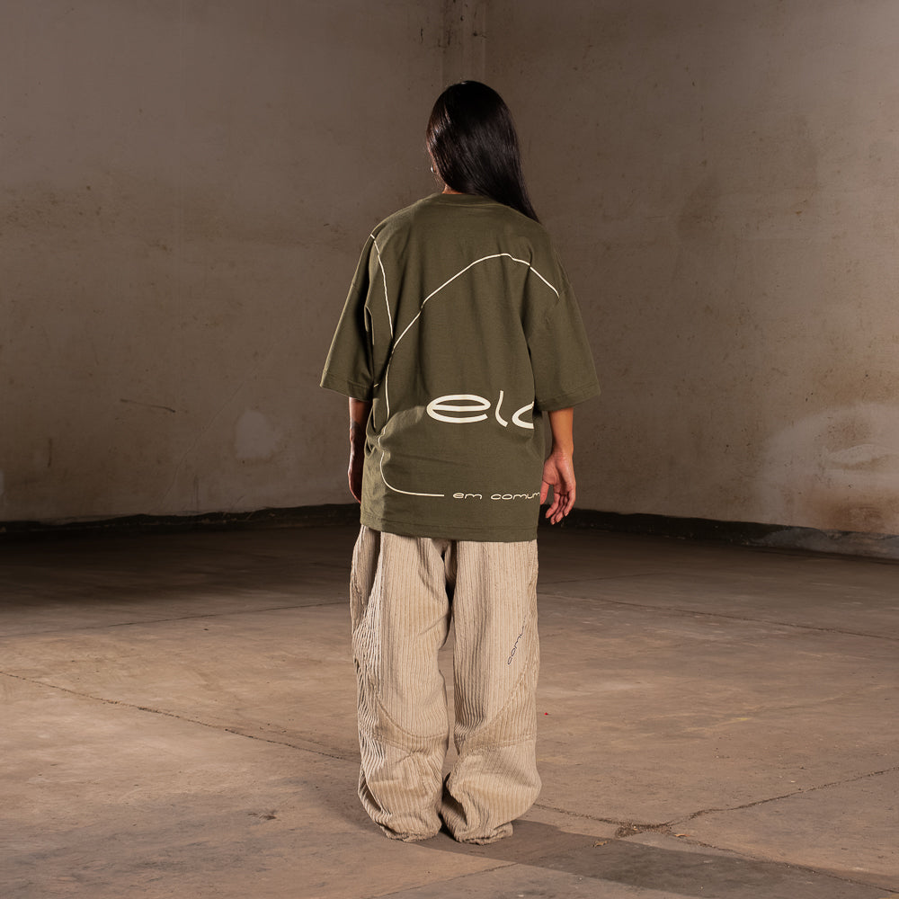 CAMISETA OVERSIZED LINES