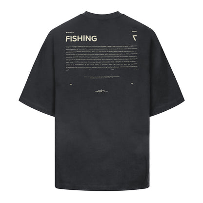 T-SHIRT FISHING CINZA