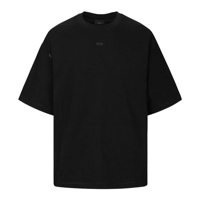 T-SHIRT OVAL PRETO