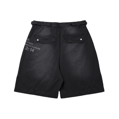 SHORT SARJA "SURPLUS STENCIL"