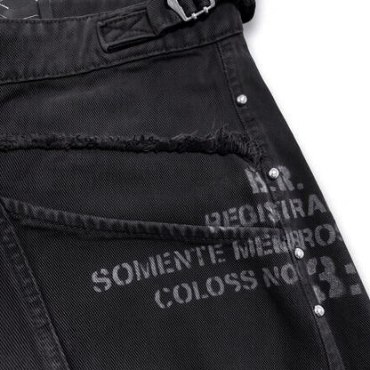 SHORT SARJA "SURPLUS STENCIL"