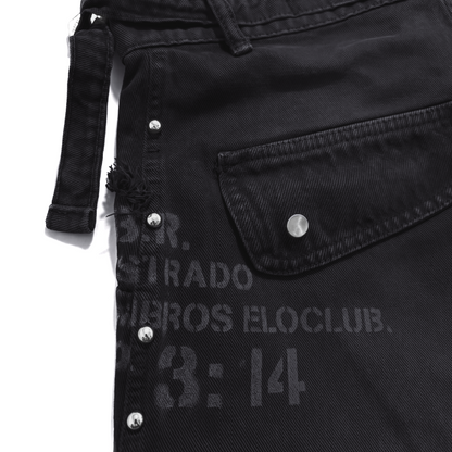 SHORT SARJA "SURPLUS STENCIL"