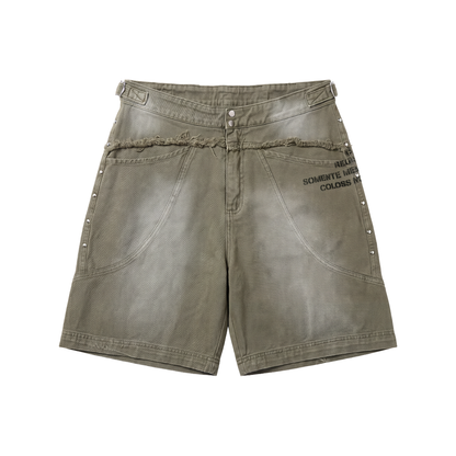 SHORT SARJA "SURPLUS STENCIL"