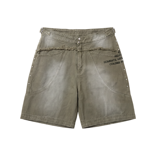 SHORT SARJA "SURPLUS STENCIL"
