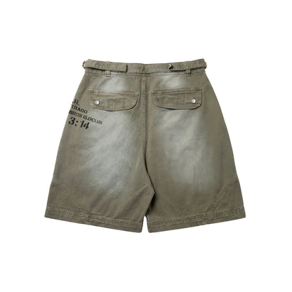 SHORT SARJA "SURPLUS STENCIL"