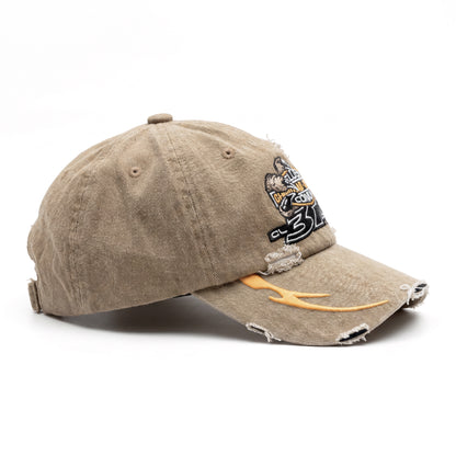 DAD HAT DESTROYED  "HARLEY"