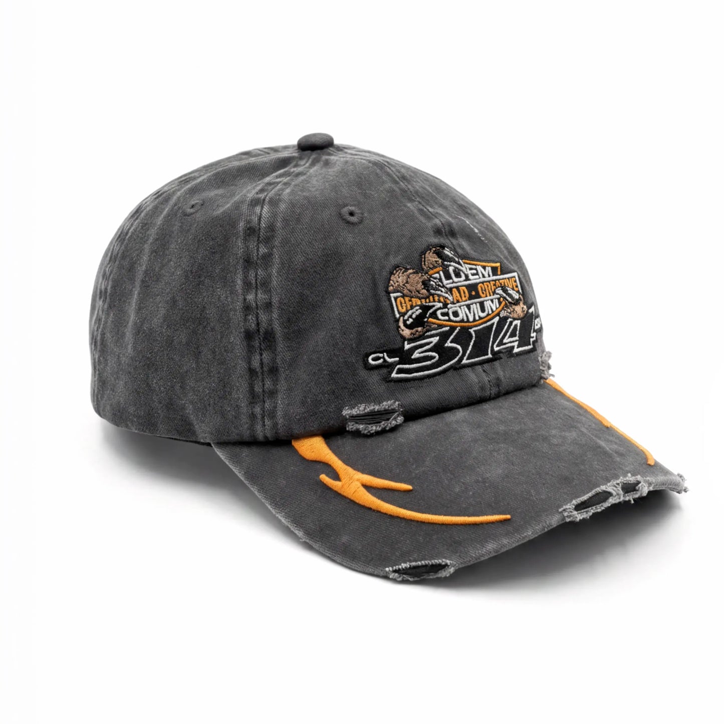 DAD HAT DESTROYED  "HARLEY"