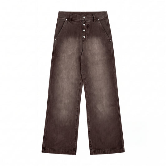 CALÇA SARJA "OVERLAP"