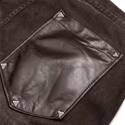 CALÇA SARJA "OVERLAP"