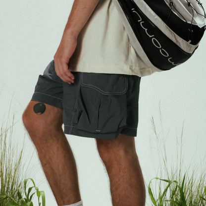 SHORT CARGO CINZA