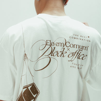 T-SHIRT ELO X BLOCK OFFICE BRANCO OFF.