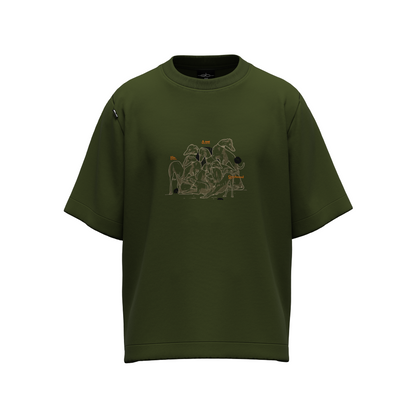 CAMISETA DOG'S VERDE