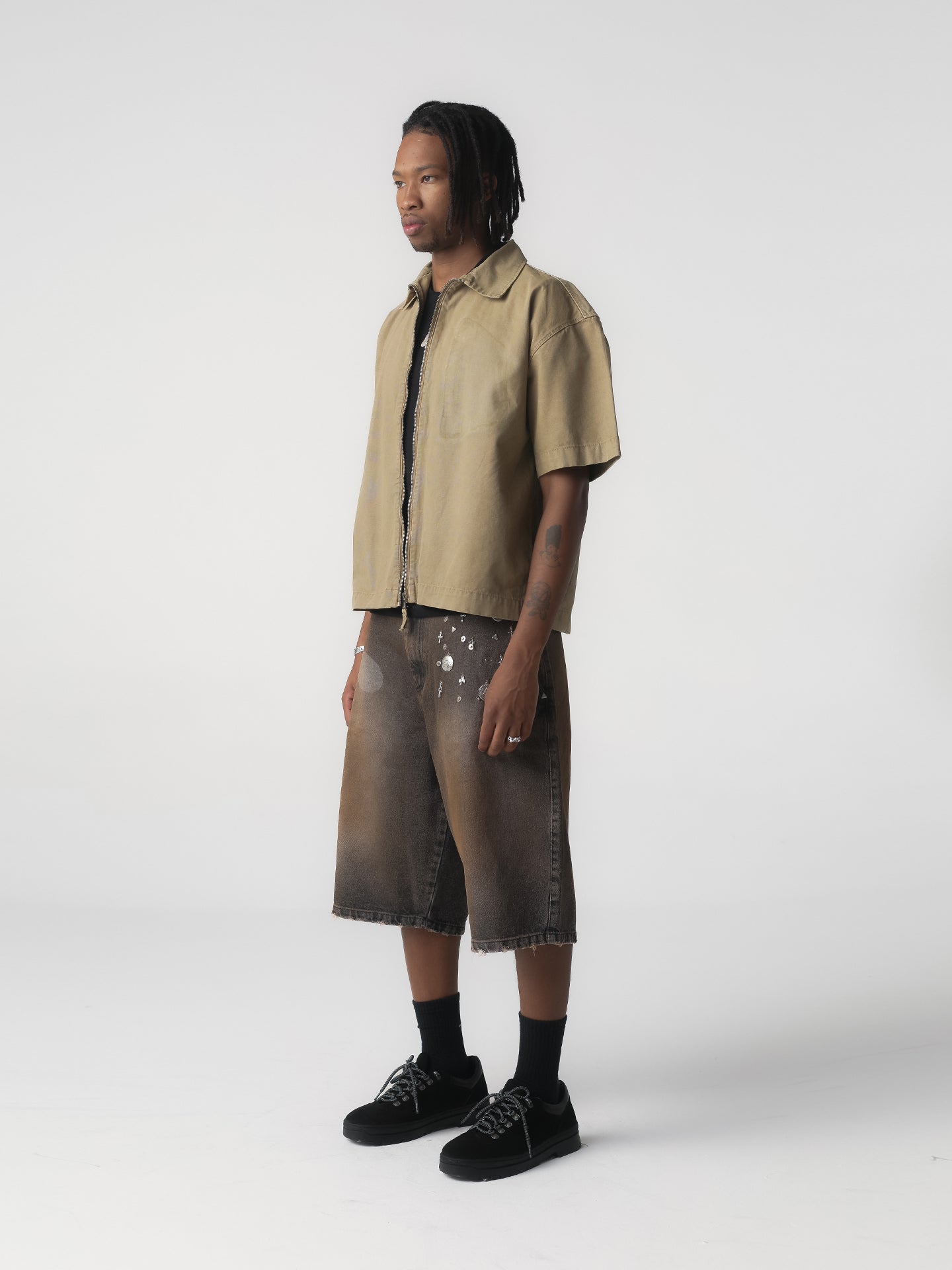 CAMISA ZIPER  "GRUNGE"